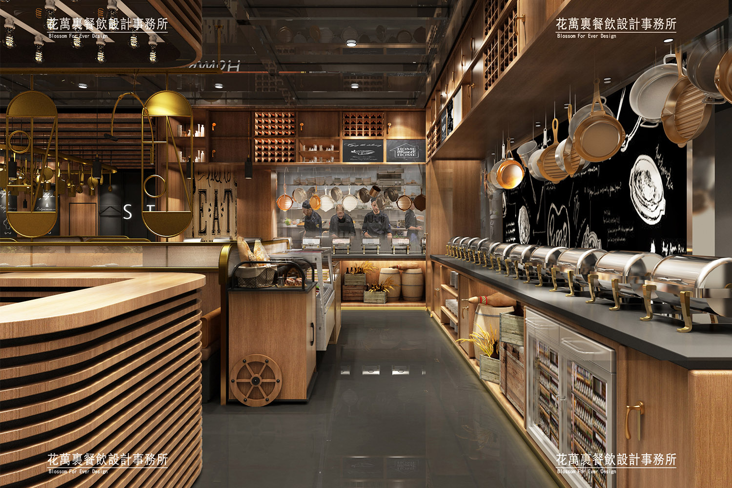 杭州网红餐厅设计装修公司案例 - 哔哩哔哩