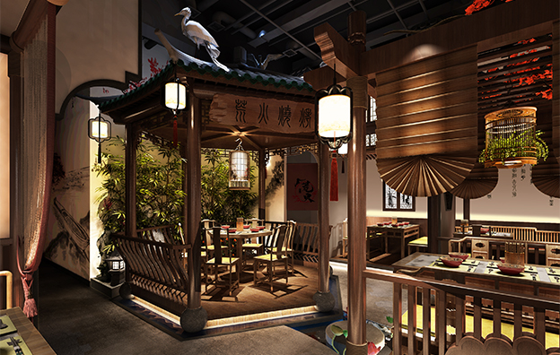 深圳【荒火】烧烤餐饮空间设计案例