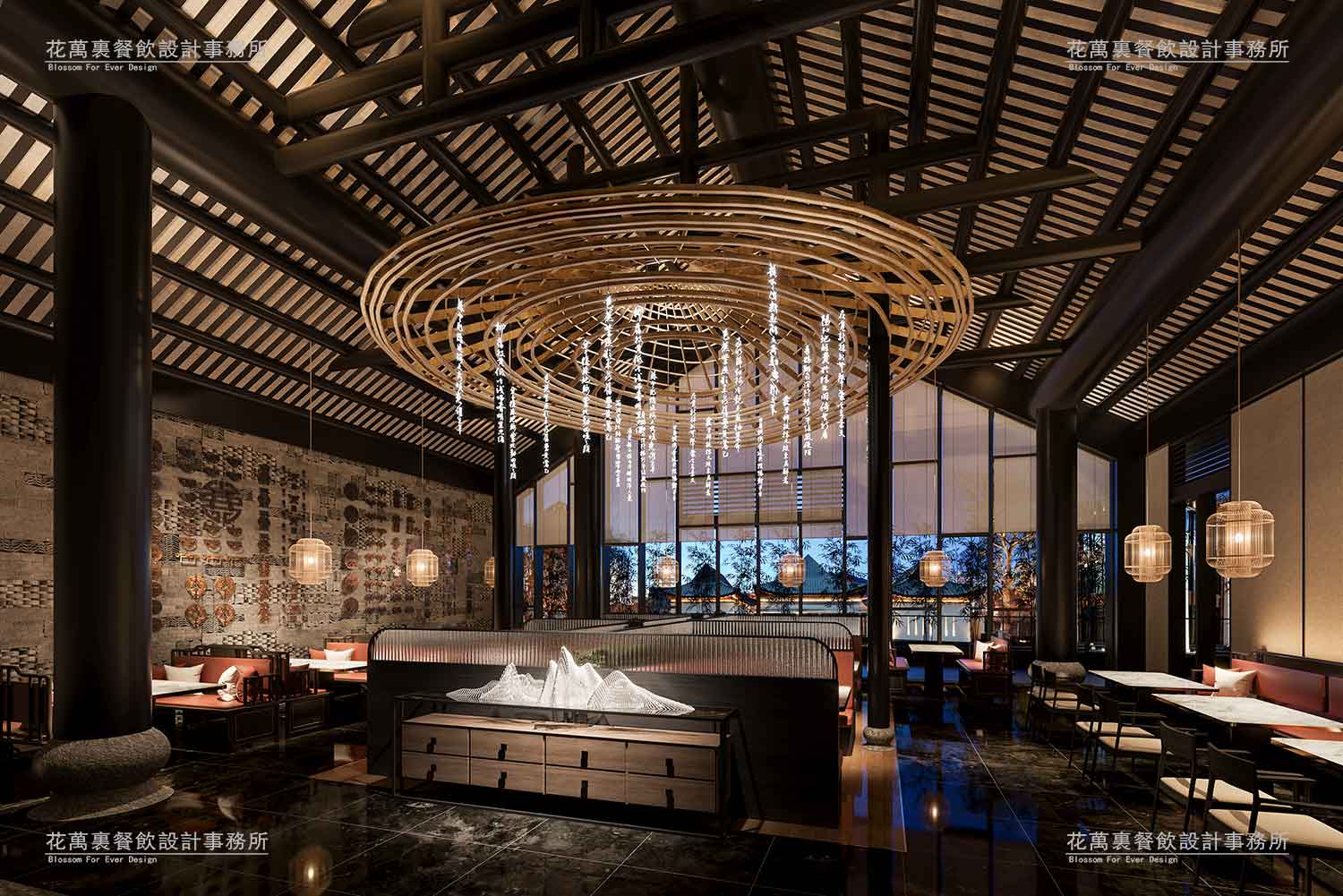 大良毋米粥餐饮空间设计图8