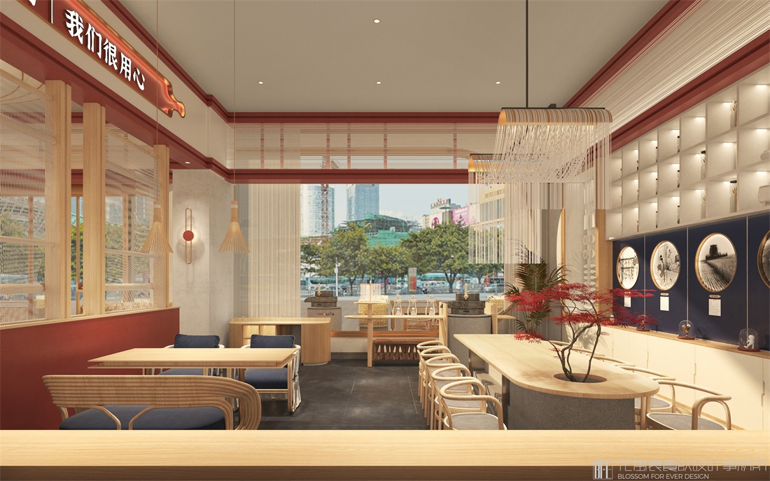 面条英雄餐饮空间设计