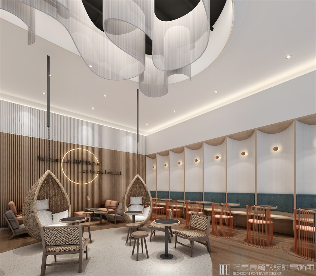 【深圳茶研工坊】餐饮空间设计案例效果图3
