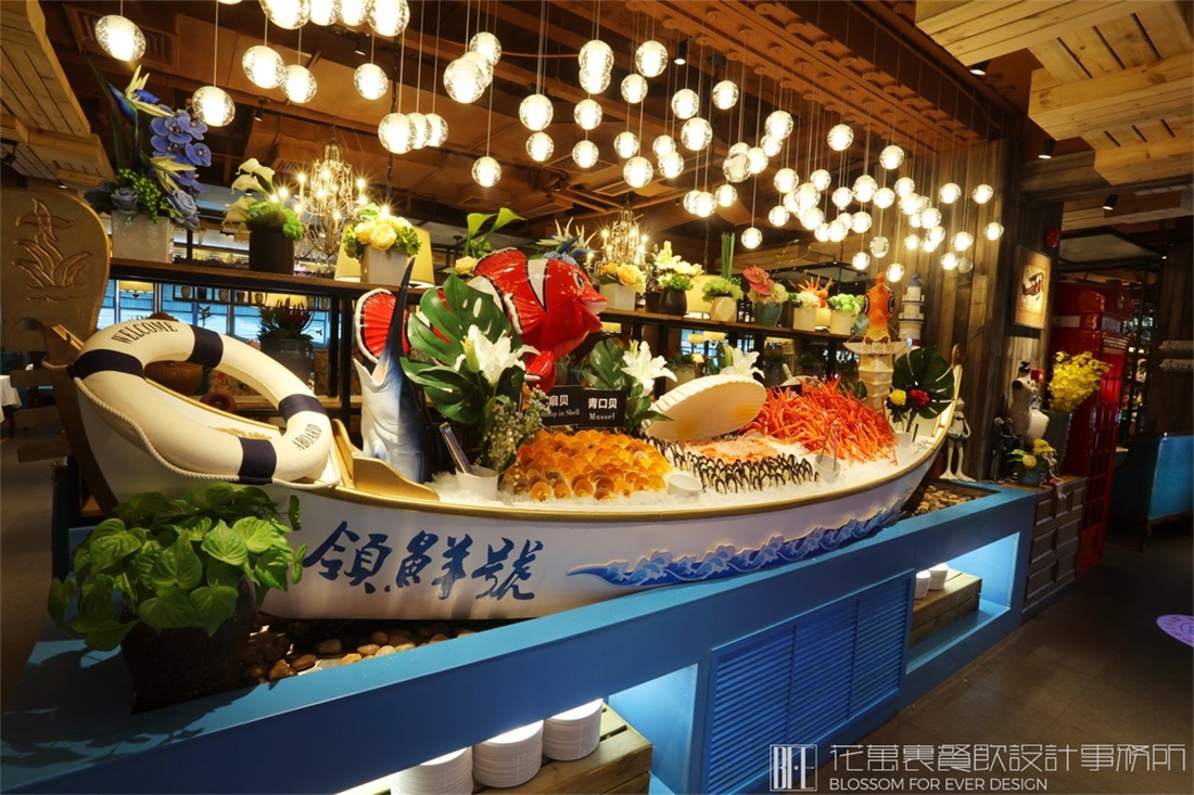 领鲜自助餐空间设计图8 领鲜自助餐空间设计图8