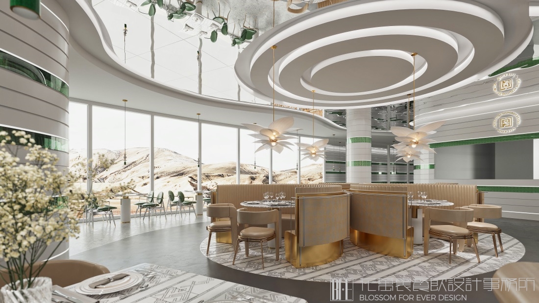沿江文昌鸡餐饮空间设计案例