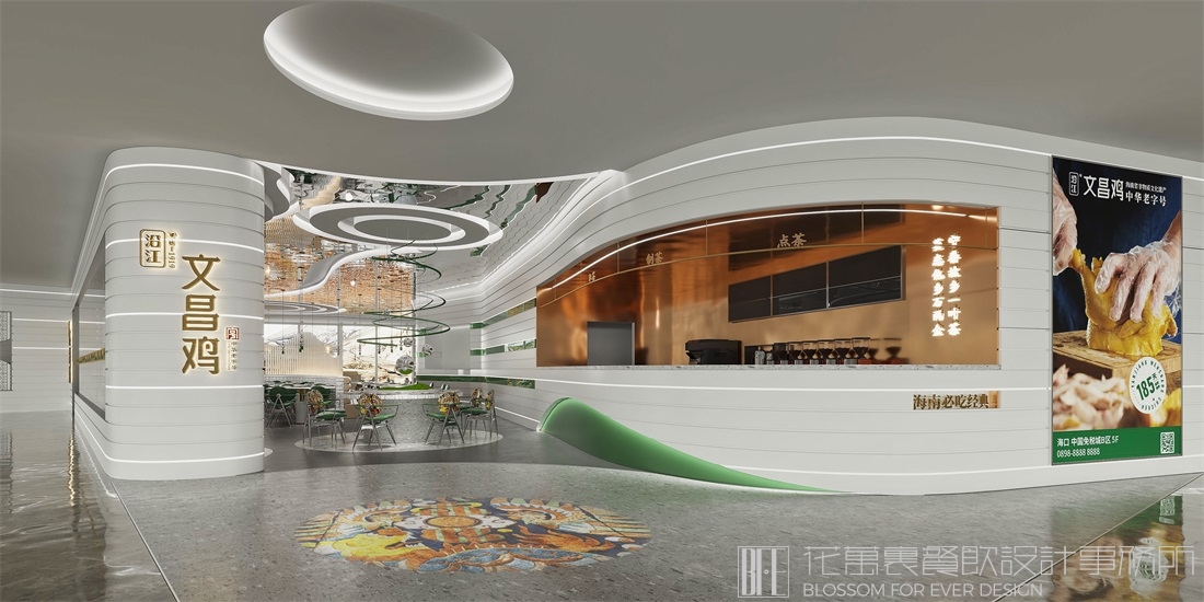 沿江文昌鸡餐饮空间设计案例