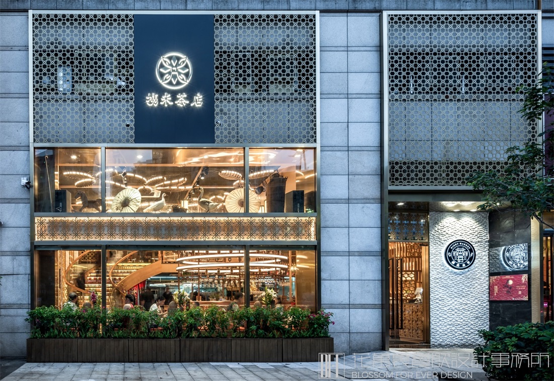  奶茶店店面设计风格！