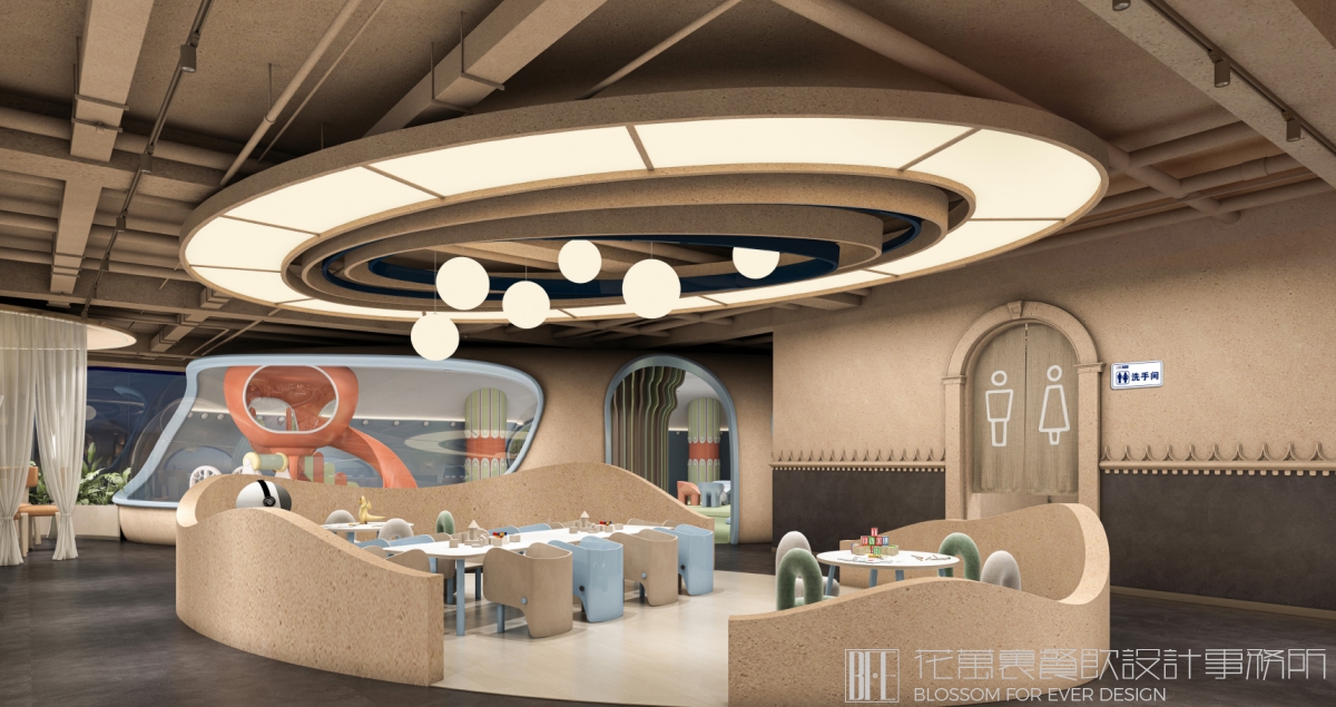 天天中连锁快餐店空间设计