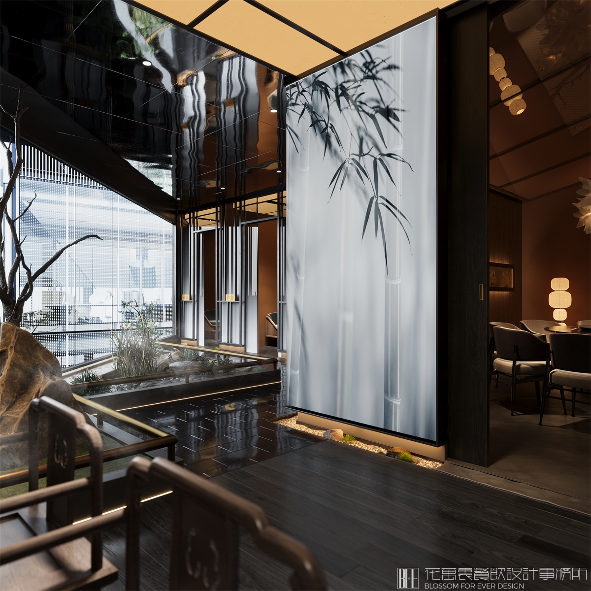 山珍宝餐饮店空间设计