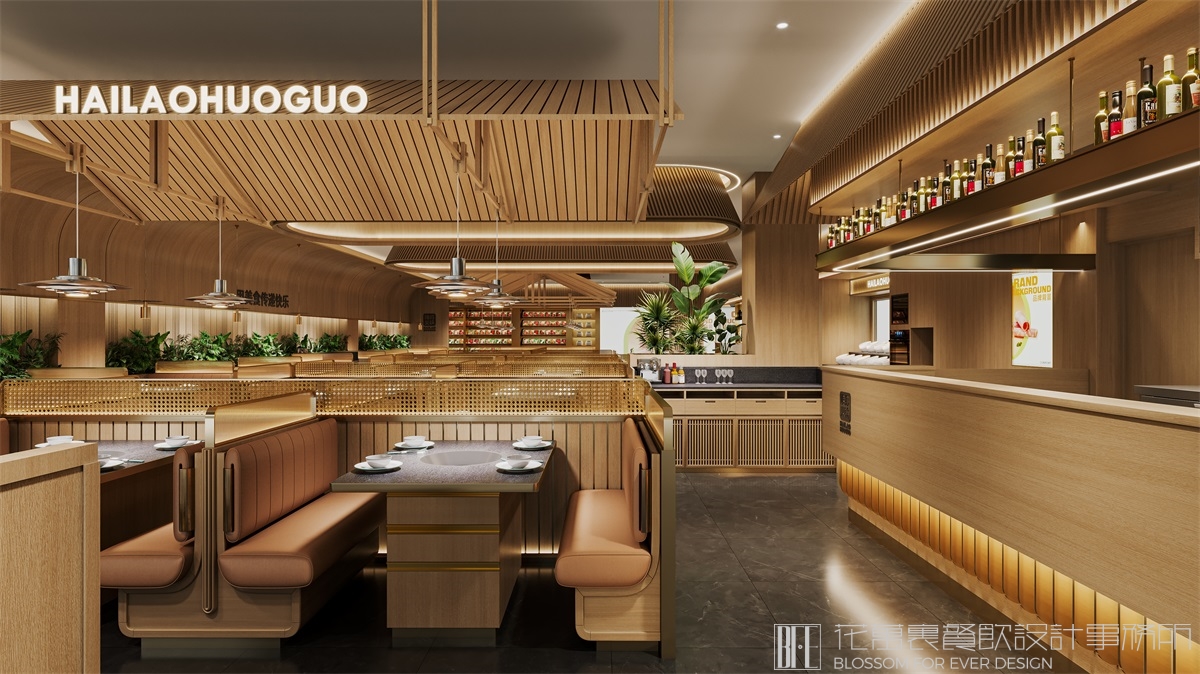 【嗨捞】火锅店空间设计案例2