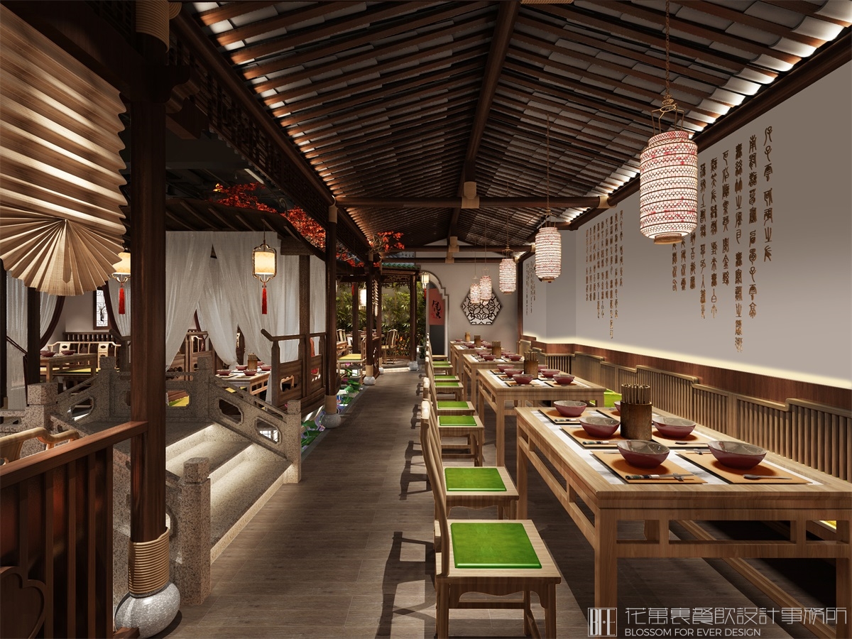【深圳荒火】烧烤餐饮空间设计案例效果图7