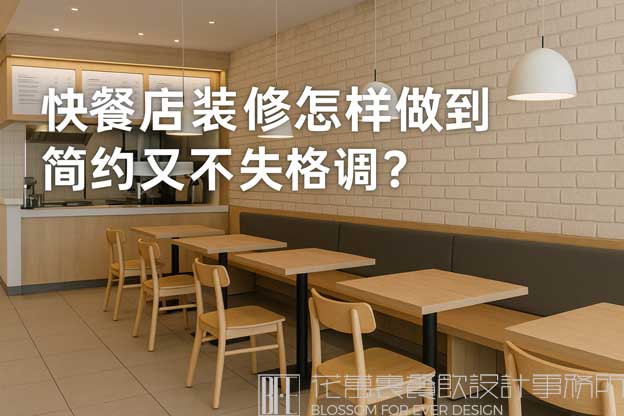 简约快餐餐馆装修设计