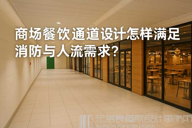 商场餐饮区域通道设计