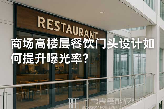 商场高楼层餐饮门头设计如何提升曝光率？（商场3楼餐饮门头设计）