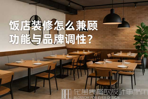 饭店装修怎么兼顾功能与品牌调性？（饭店餐饮装修设计）