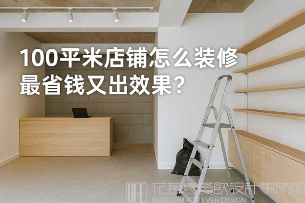 100平的店面装修大概要多少钱