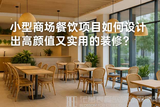 小型商场餐饮项目如何设计出高颜值又实用的装修？（商场小餐饮装修设计）
