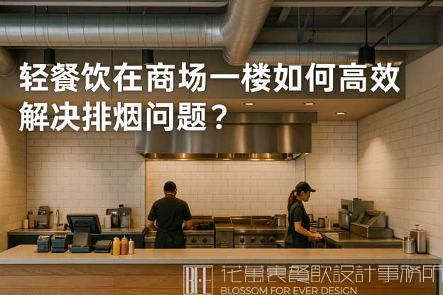 商场一楼轻餐饮排烟设计