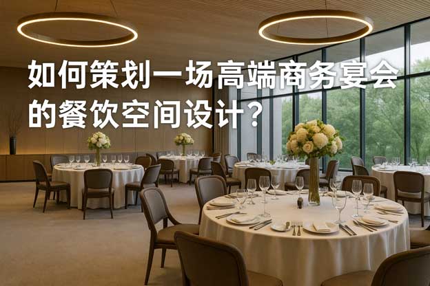如何策划一场高端商务宴会的餐饮空间设计？（商务主题宴会设计）