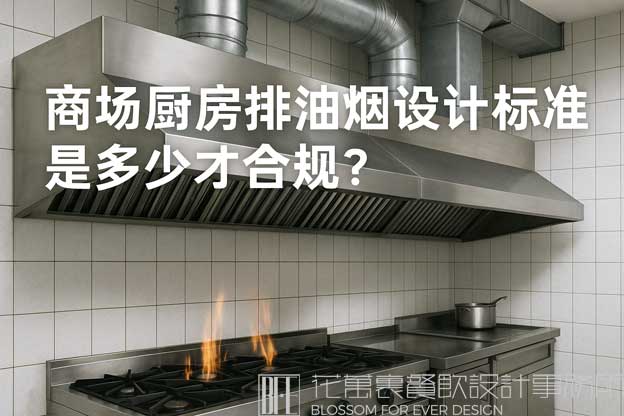 商场餐饮厨房设计排油烟量
