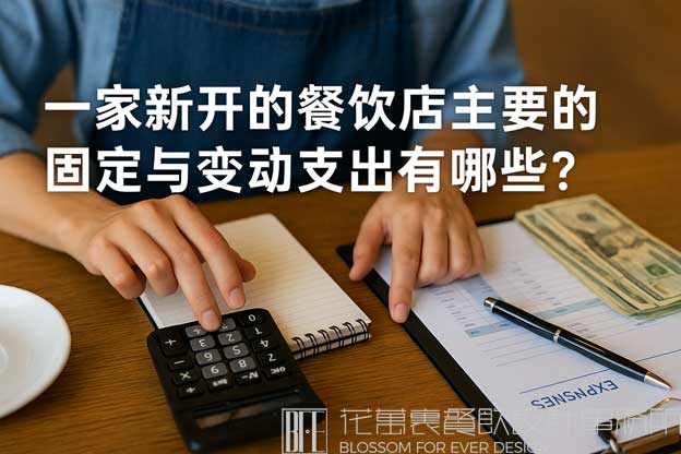 一家新开的餐饮店主要的固定与变动支出有哪些？（开餐饮店需要哪些支出）