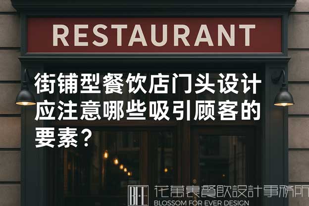街铺型餐饮店门头设计应注意哪些吸引顾客的要素？（餐饮街铺位门头设计）
