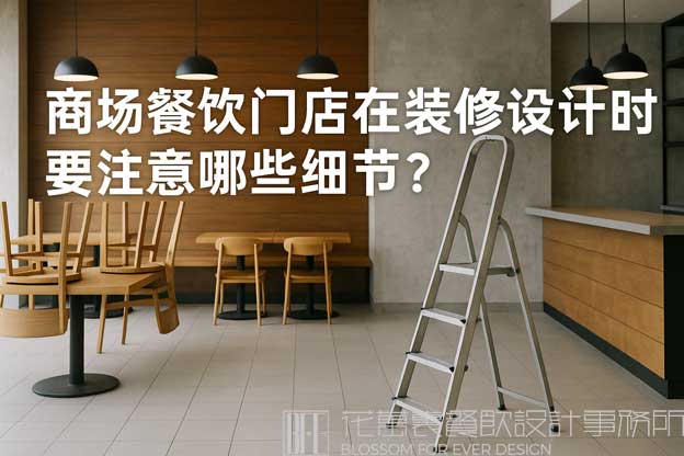 商场餐饮门店在装修设计时要注意哪些细节？（商场餐饮门店装修设计）