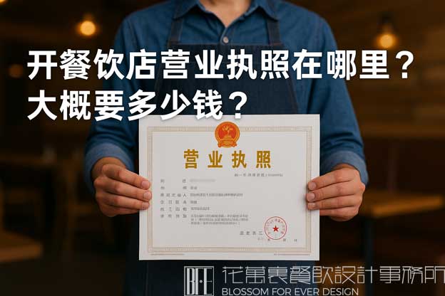 开餐饮店营业执照办理流程及费用