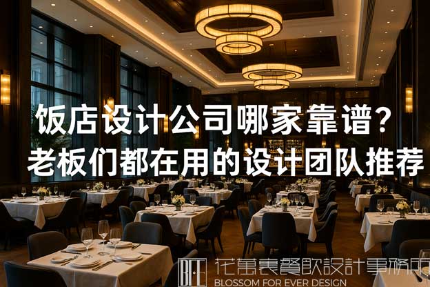 饭店设计公司哪家靠谱？老板们都在用的设计团队推荐